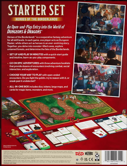 Dungeons & Dragons Starter Set Heroes Of The Badlands - Pastime Sports & Games