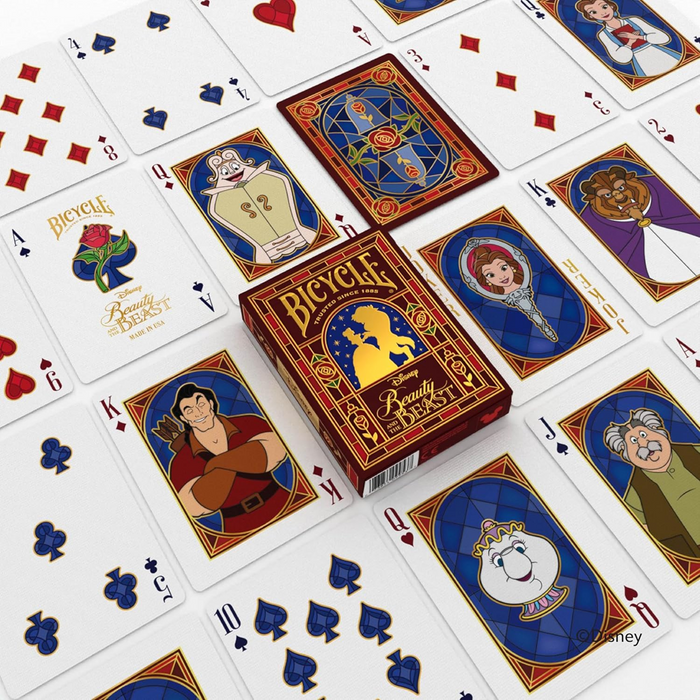 Bicycle Playing Cards Disney Beauty & The Beast - Pastime Sports & Games