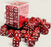 Speckled 36-Piece Six Sided 12mm Dice Set Lava Stone