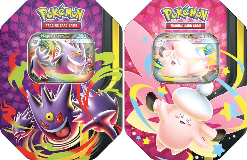 Pokemon Mega Moonlight Tins - Pastime Sports & Games