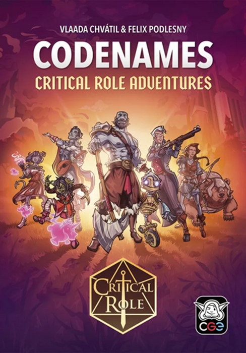 Codenames Critical Role Adventures - Pastime Sports & Games