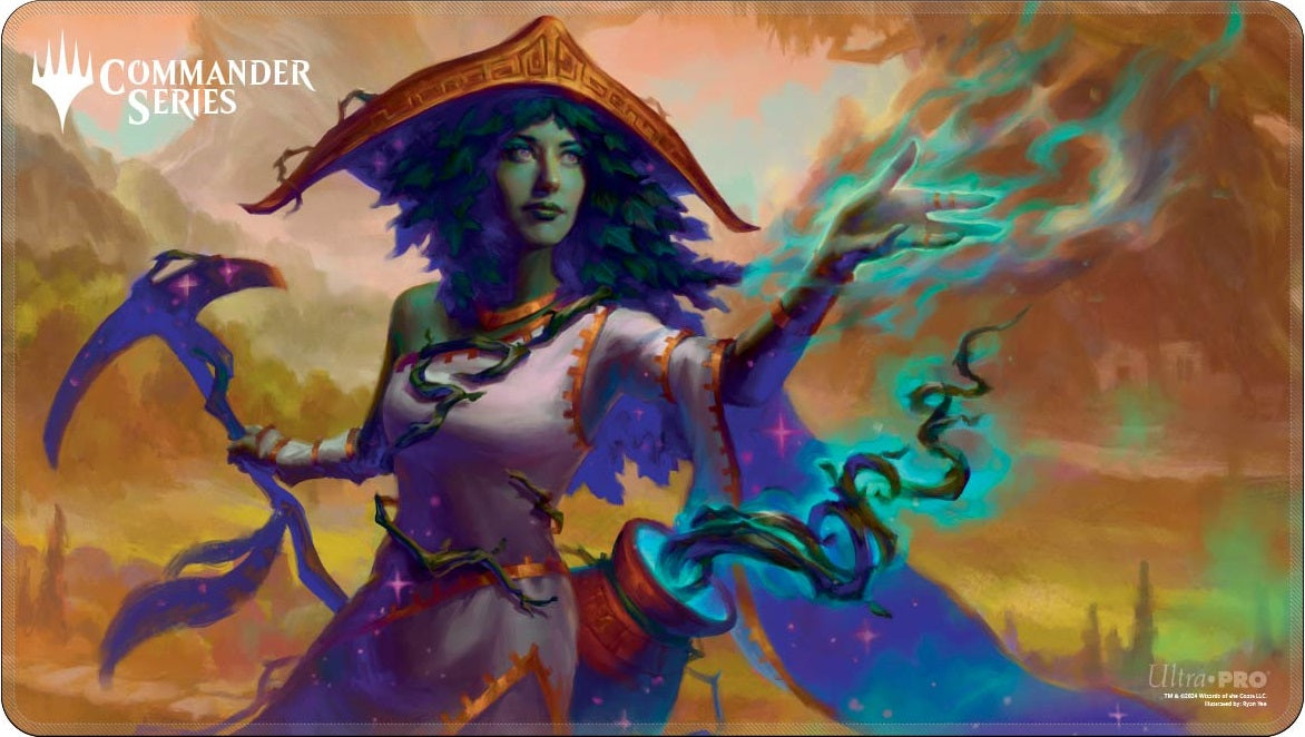 Ultra Pro Magic The Gathering Stitched Playmat Commander Series Sythis - Pastime Sports & Games