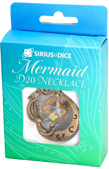 Mermaid D20 Necklace - Pastime Sports & Games