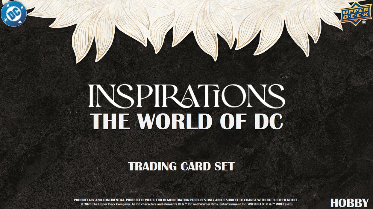 2026 Upper Deck Inspirations: The World of DC Hobby Box/Case - Pastime Sports & Games