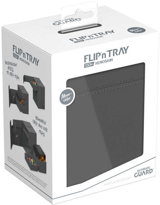Flip'n'Tray 133+ Xenoskin Mono-Color Deck Cases - Pastime Sports & Games