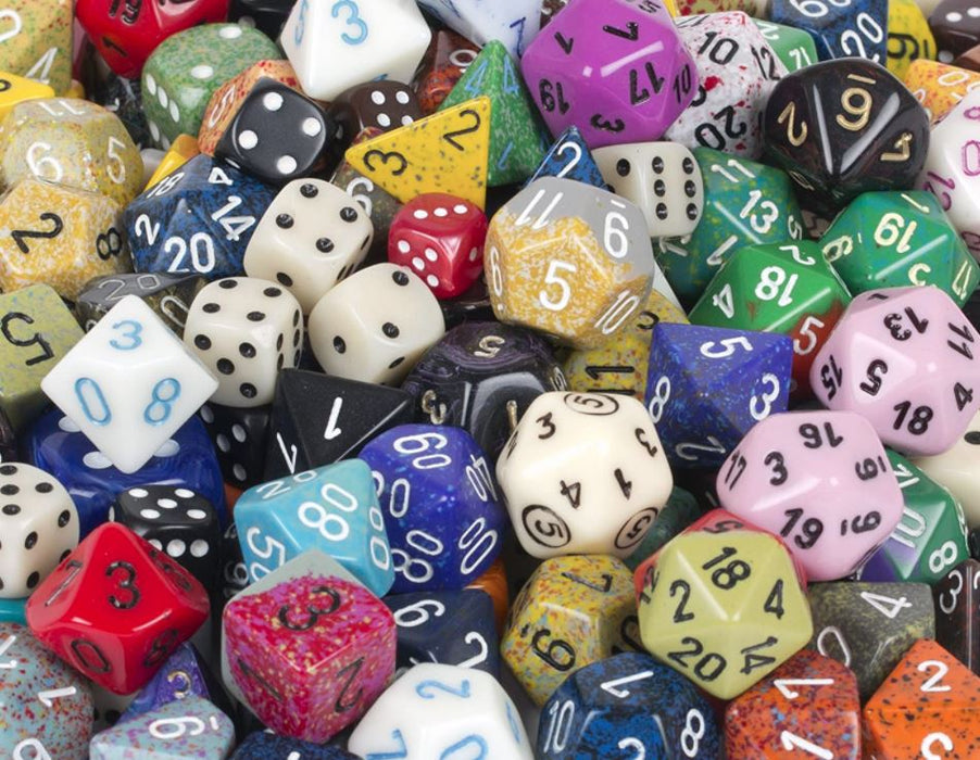 Chessex Pound O' Dice (80-100 Dice) - Pastime Sports & Games