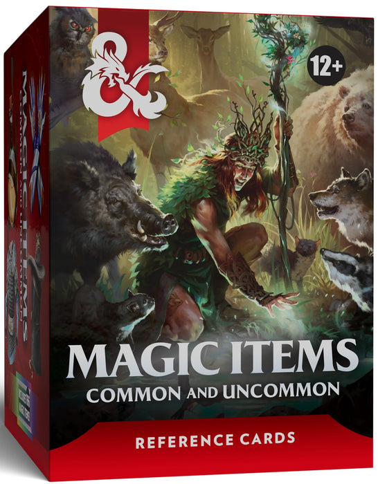 Dungeons & Dragons Trove Magic Items Common & Uncommon Reference Cards