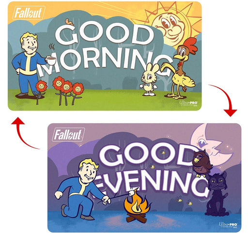 Ultra Pro Magic The Gathering Vault Boy Good Morning/Good Evening Double Sided Playmat - Pastime Sports & Games