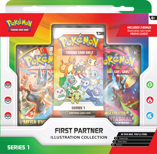 Pokemon First Partner Illustration Collection Series 1/One Box/Case - Pastime Sports & Games