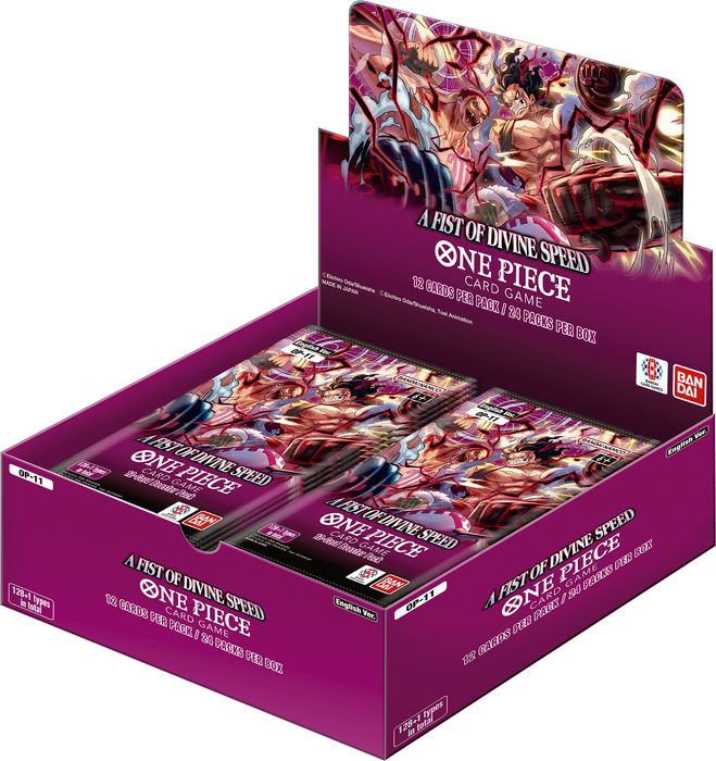 One Piece Card Game A Fist Of Divine Speed Booster Box - Pastime Sports & Games
