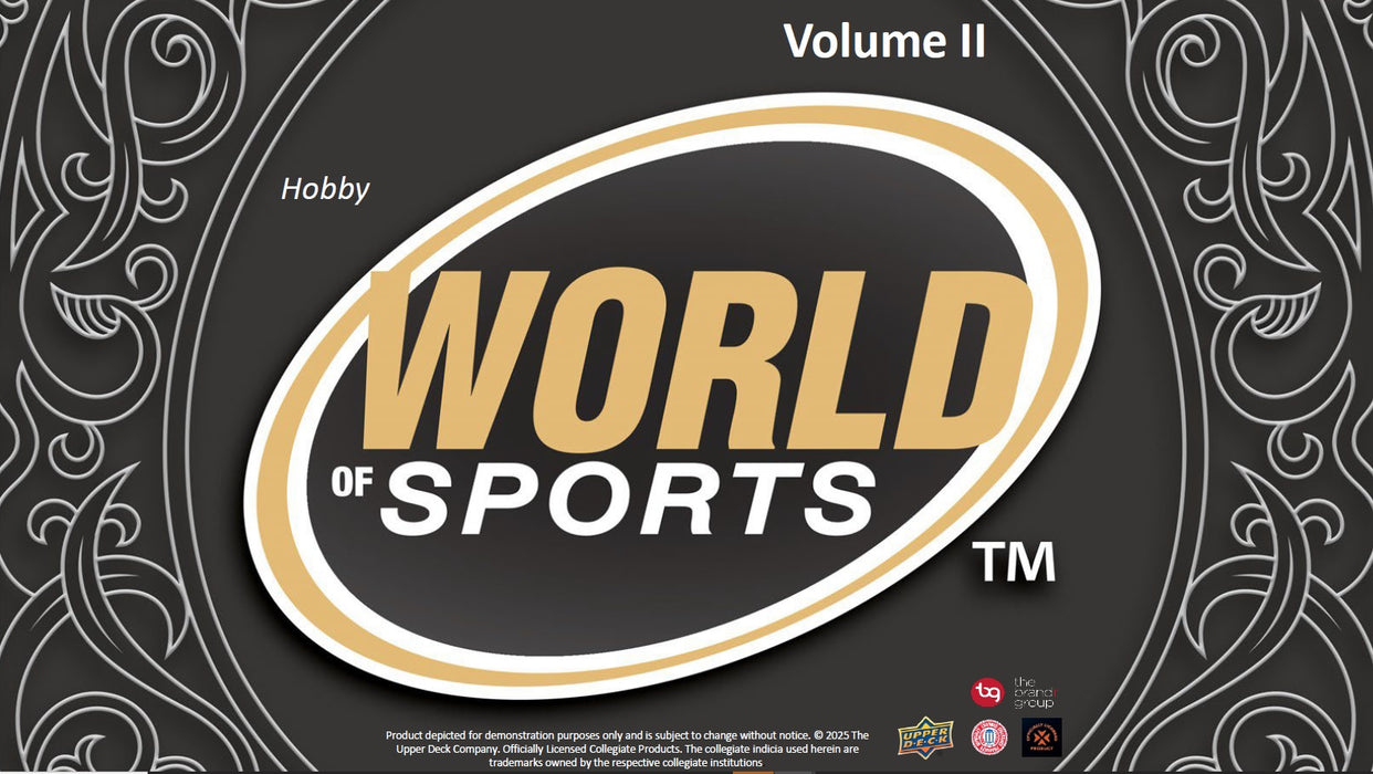 2025 Upper Deck World Of Sports Volume II Multi-Sport Hobby Box/Case PRE ORDER - Pastime Sports & Games