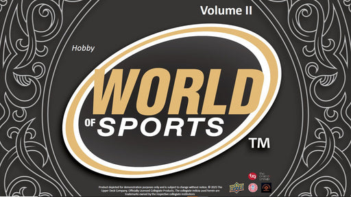 2025 Upper Deck World Of Sports Volume II Multi-Sport Hobby Box/Case PRE ORDER - Pastime Sports & Games