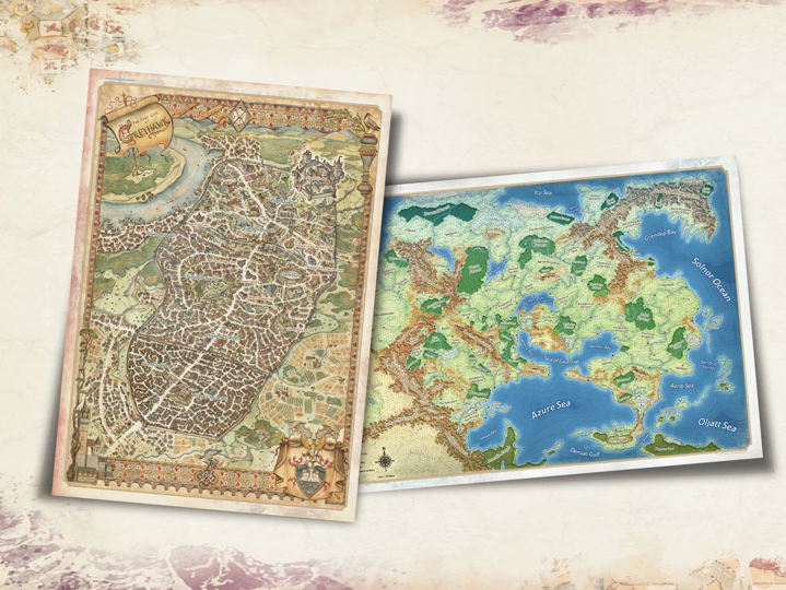 Beadle & Grimm's Dungeons and Dragons Dungeon Master's Guide Premium Maps - Pastime Sports & Games