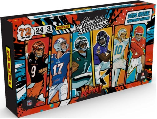 2025 Panini Absolute Football Countdown Calendar Box