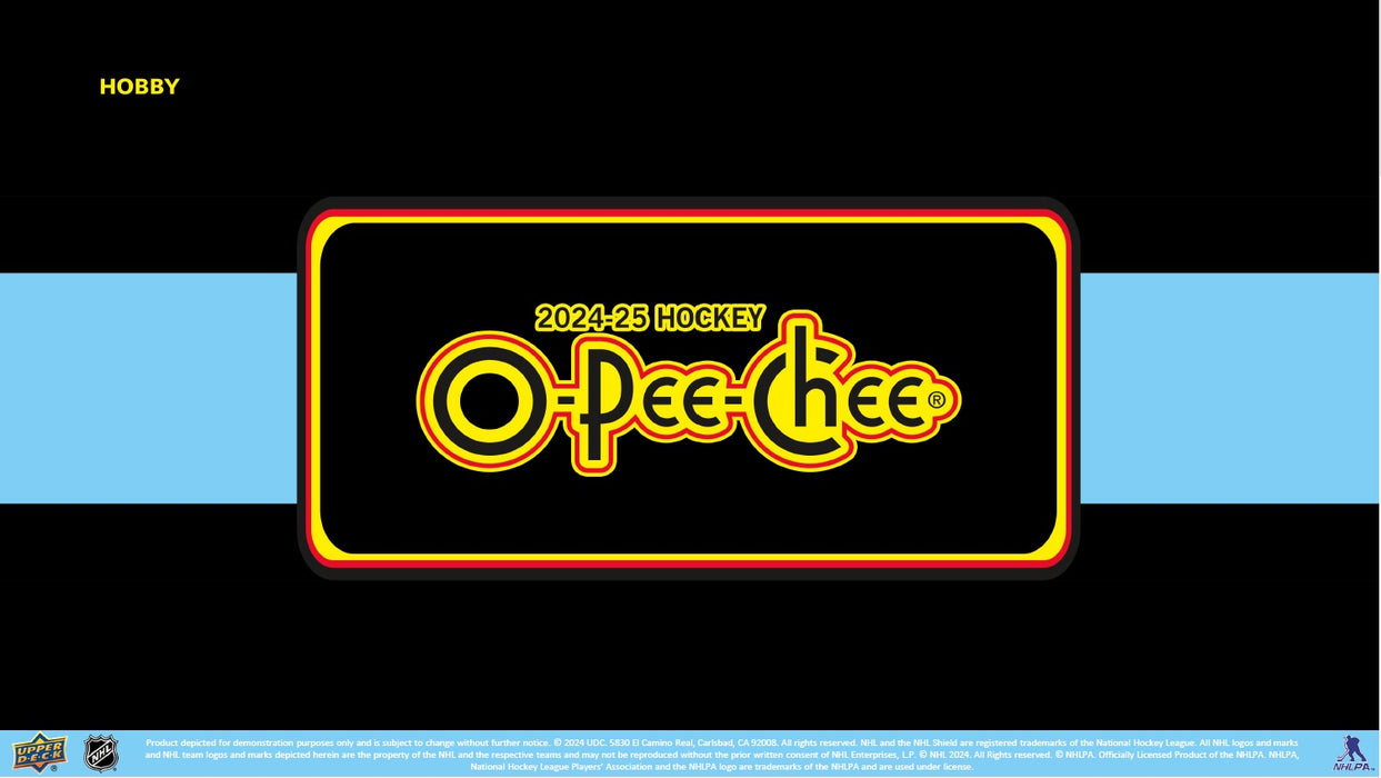 2024/25 Upper Deck O-Pee-Chee NHL Hockey Hobby Box / Case PRE ORDER