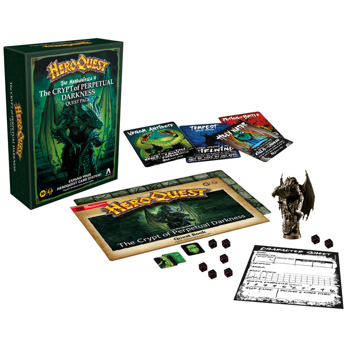 Hero Quest The Crypt Of Perpetual Darkness Quest Pack - Pastime Sports & Games