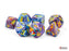 Festive 7-Piece Mega-Hedral Dice Set Mosaic With Yellow (CHX22450)