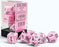 Speckled 7-Piece Polyhedral Dice Set Pink