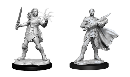 Magic The Gathering Unpainted Miniatures Rowan & Will Kenrith (90342) - Pastime Sports & Games