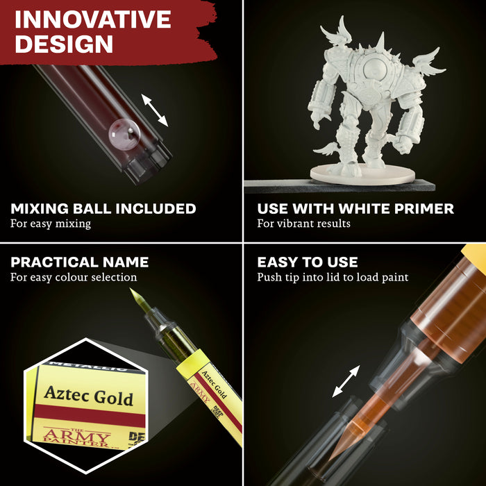 The Army Painter Speedpaint Marker Metallic Set - Pastime Sports & Games