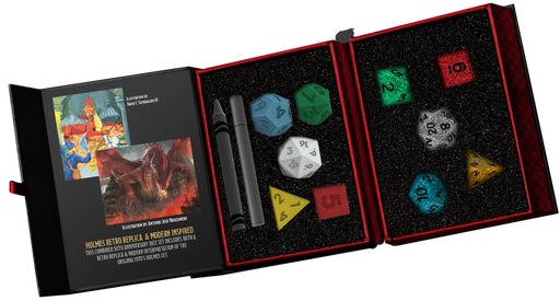 Dungeons & Dragons 50th Anniversary Then/Now Dice Set - Pastime Sports & Games