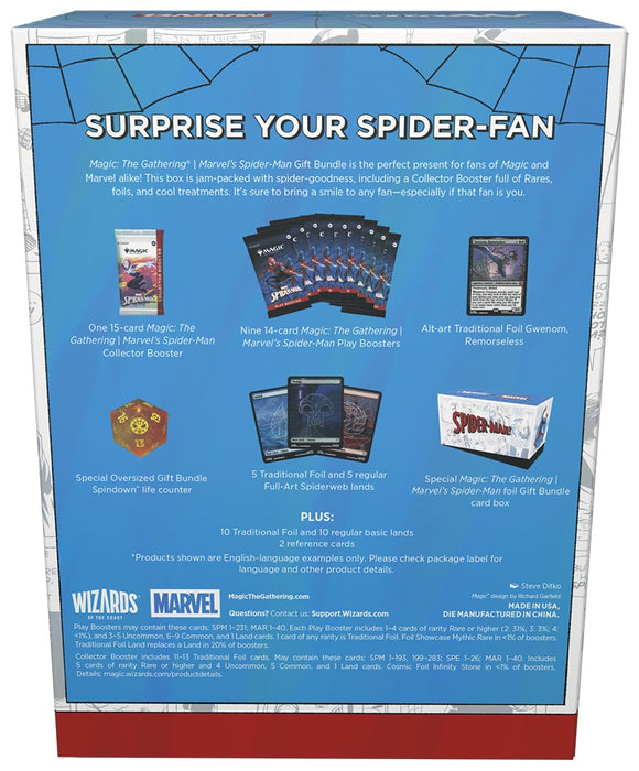 Magic The Gathering Marvel's Spider-Man Gift Bundle Box/Case - Pastime Sports & Games