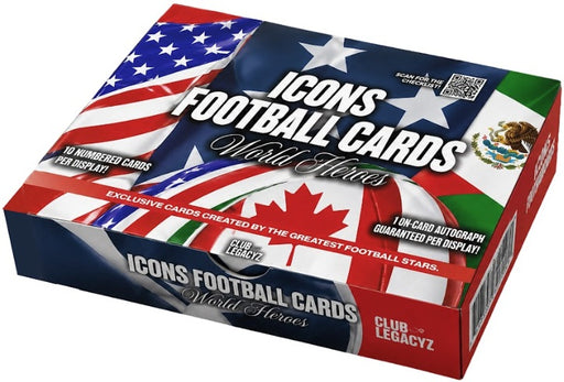 2026 Club Legacyz Icons 4th Edition Football Soccer Hobby Box - Pastime Sports & Games