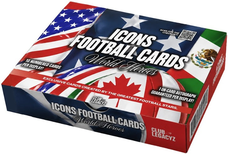 2026 Club Legacyz Icons 4th Edition Football Soccer Hobby Box - Pastime Sports & Games