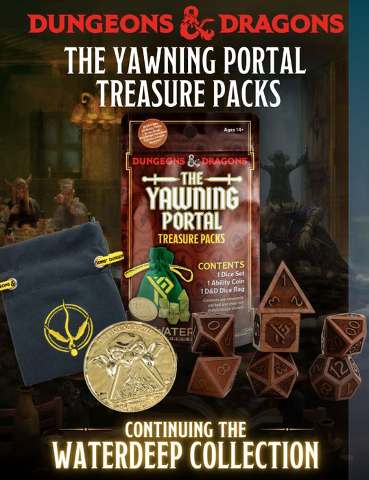 Dungeons & Dragons Yawning Portal Treasure Dice Set Packs - Pastime Sports & Games