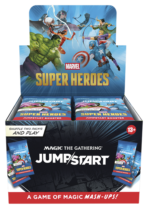 Magic The Gathering Marvel Super Heroes Jumpstart Booster Box/Case - Pastime Sports & Games