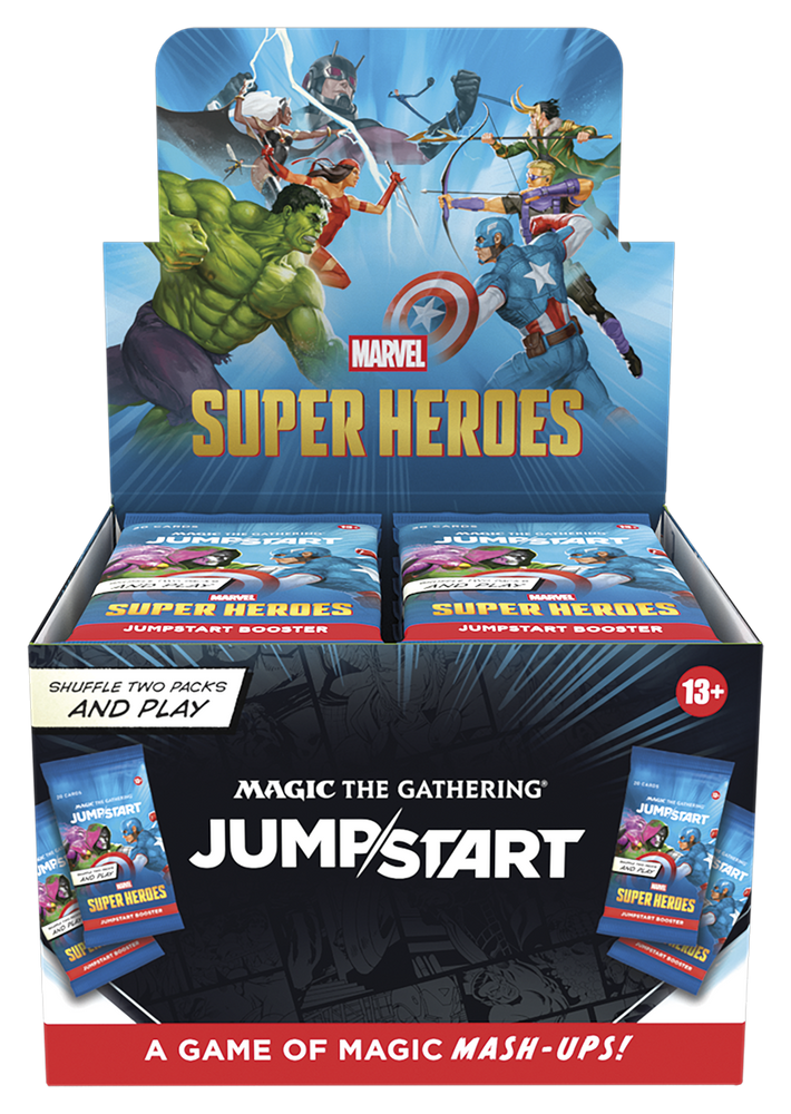 Magic The Gathering Marvel Super Heroes Jumpstart Booster Box/Case - Pastime Sports & Games