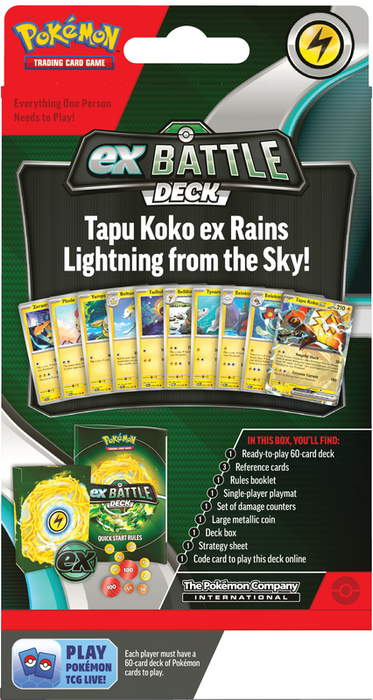 Pokemon ex Battle Decks Tapu Koko ex / Iron Leaves ex