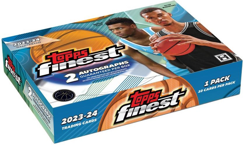 2023/24 Topps Finest NBA Basketball HTA Breaker Delight Hobby Box/Case - Pastime Sports & Games