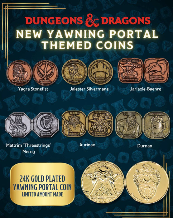 Dungeons & Dragons Yawning Portal Treasure Dice Set Packs - Pastime Sports & Games