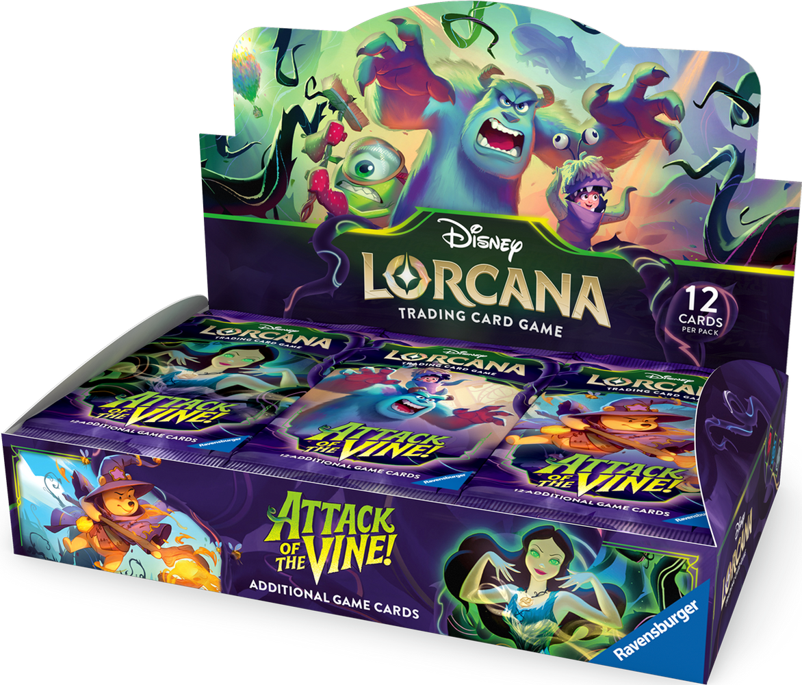 Disney Lorcana Attack of the Vines! Booster Box/Case - Pastime Sports & Games