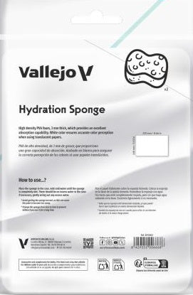 Vallejo Wet Palette Reusable Hydration Sponges - Pastime Sports & Games