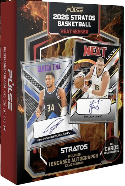 2025/26 Pulse Stratos Heat Seeker Basketball Hobby Box - Pastime Sports & Games