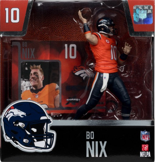 Bo Nix Denver Broncos 7" NFL Posed Figure - Pastime Sports & Games