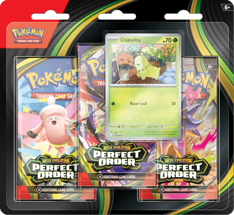 Pokemon Perfect Order 3-Pack Blister Pack/Case– Pastime Sports & Games