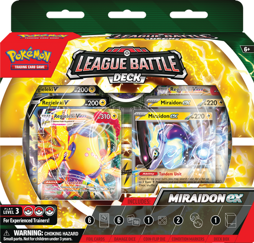 Pokemon League Battle Deck Miraidon ex - Pastime Sports & Games