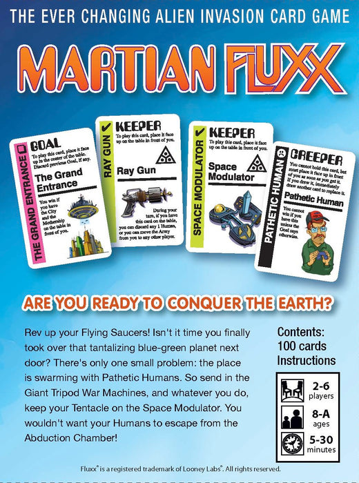 Martian Fluxx - Pastime Sports & Games