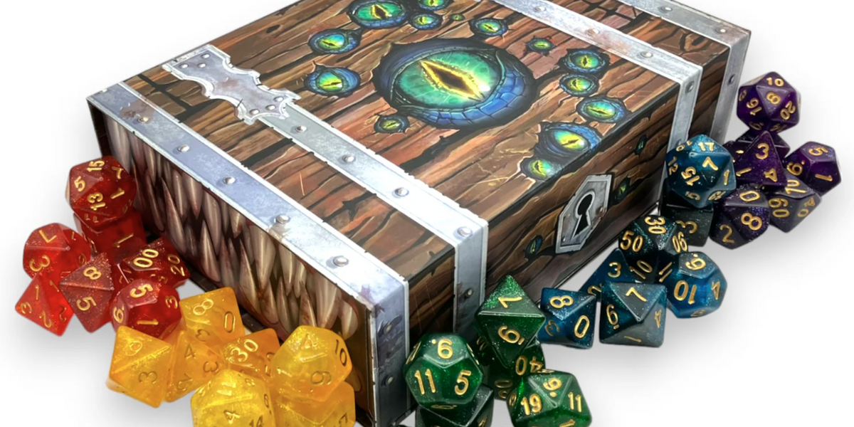 The Mimic Chest & Treasure Dice Collection– Pastime Sports & Games