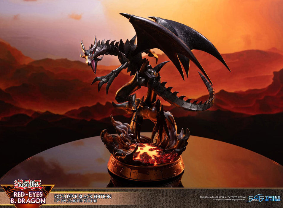First 4 Figures Yu-Gi-Oh! Red Eyes B. Dragon Black Edition - Pastime Sports & Games