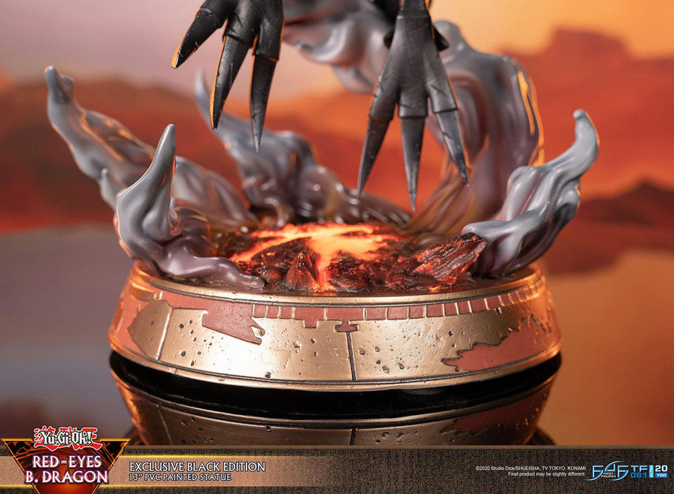First 4 Figures Yu-Gi-Oh! Red Eyes B. Dragon Black Edition - Pastime Sports & Games