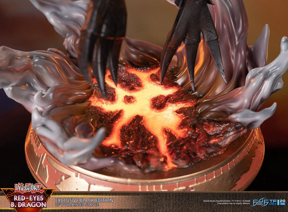 First 4 Figures Yu-Gi-Oh! Red Eyes B. Dragon Black Edition - Pastime Sports & Games