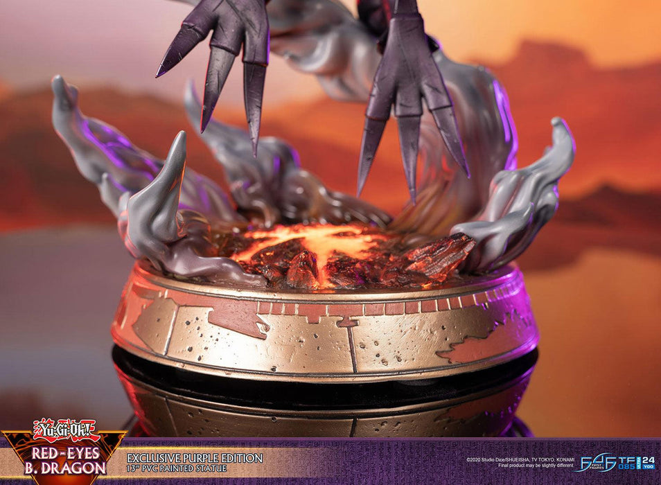 First 4 Figures Yu-Gi-Oh! Red Eyes B. Dragon Purple Edition - Pastime Sports & Games