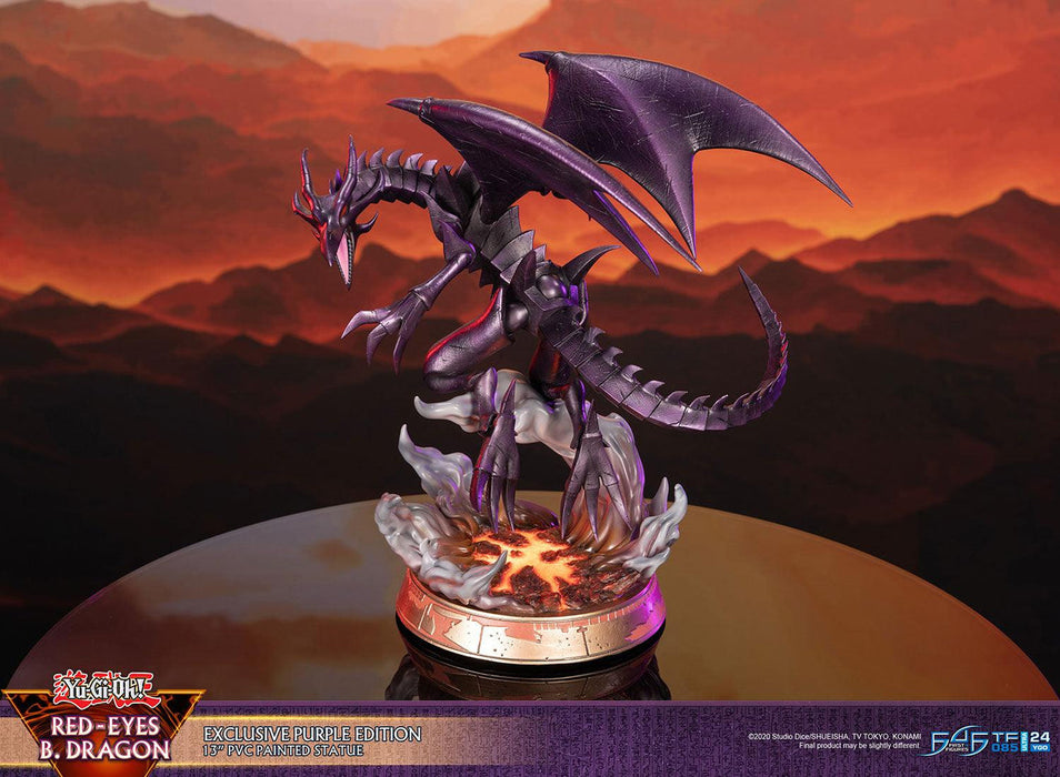 First 4 Figures Yu-Gi-Oh! Red Eyes B. Dragon Purple Edition - Pastime Sports & Games