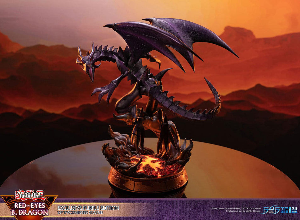 First 4 Figures Yu-Gi-Oh! Red Eyes B. Dragon Purple Edition - Pastime Sports & Games