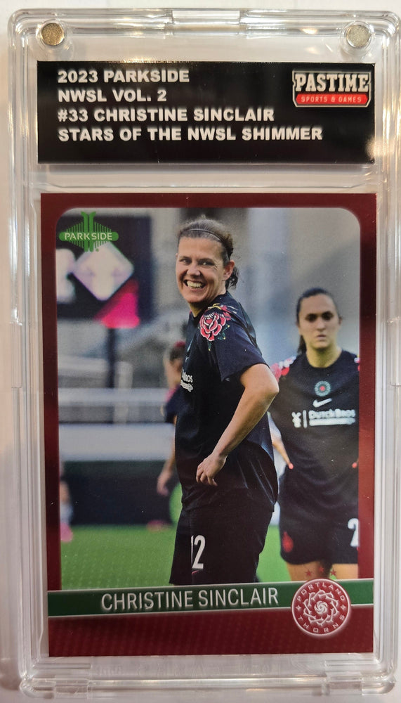 Christine Sinclair 2023 NWSL Volume 2 Stars of the NWSL Shimmer Encased in Magpro - Pastime Sports & Games