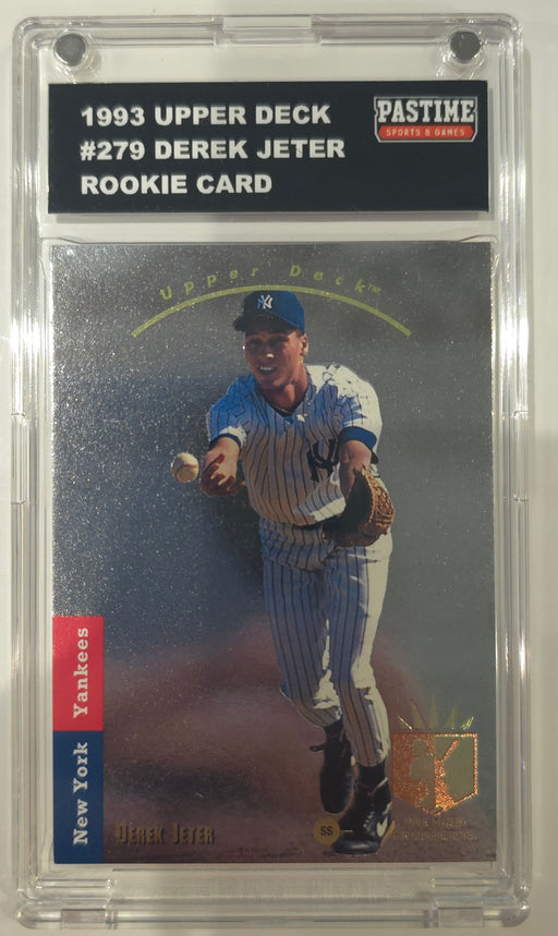 Derek Jeter 1993 Upper Deck Rookie Card #279 Encased in Magpro - Pastime Sports & Games